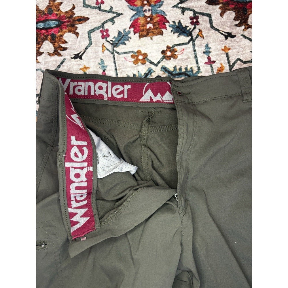 Wrangler Men‎ Cargo Pants Olive Green Outdoor Utility Size 40 - Picture 6 of 13
